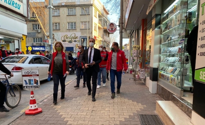 Korona virüs tedbirlerini içeren broşür dağıtıldı