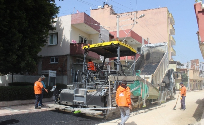 Mersin’de asfalt çalışmaları