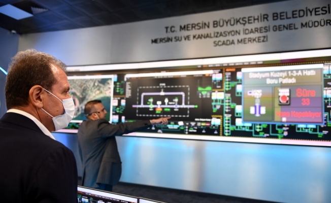 Mersin’in suyu SCADA sistemiyle izleniyor