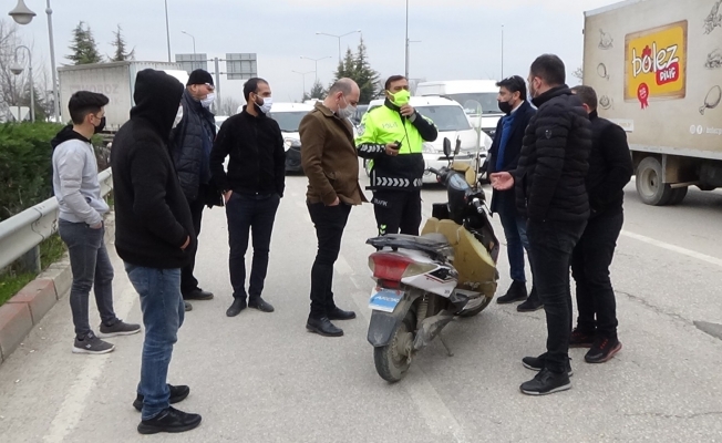 Ânî fren hastanelik etti