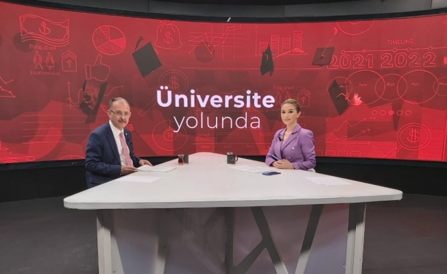 Rektör Prof. Dr. Dağlı ’Üniversite yolunda’ programına konuk oldu