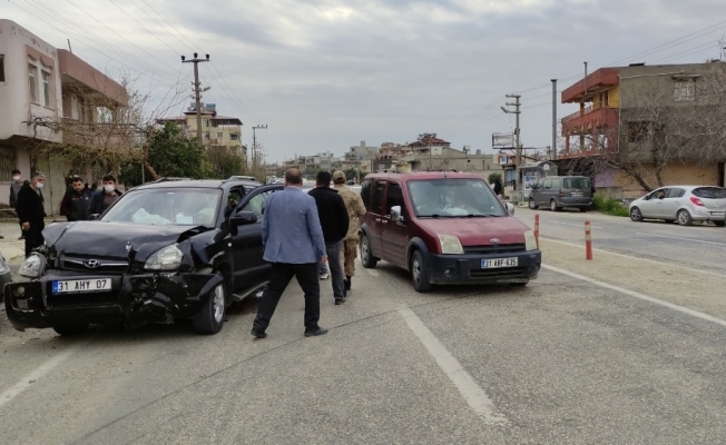 Samandağ’da trafik kazası