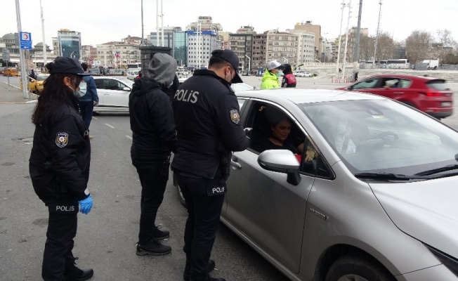 Taksim’de helikopter destekli “Yeditepe huzur uygulaması” yapıldı