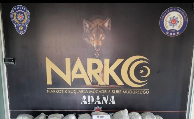 Adana’da narkotik operasyonu