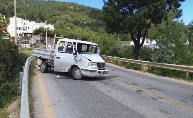 Bodrum’da trafik kazası: 1 yaralı