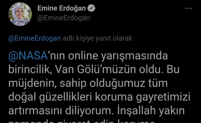 Emine Erdoğan, Van Gölü’nü ziyaret edecek