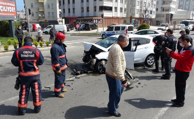 Ordu’da trafik kazası: 2 yaralı