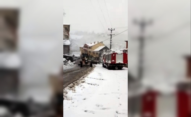 Sakarya’nın yüksek kesimleri Nisan ayında beyaza büründü