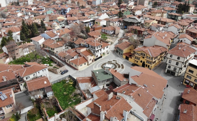 Tarihi Odunpazarı sessizliğe büründü