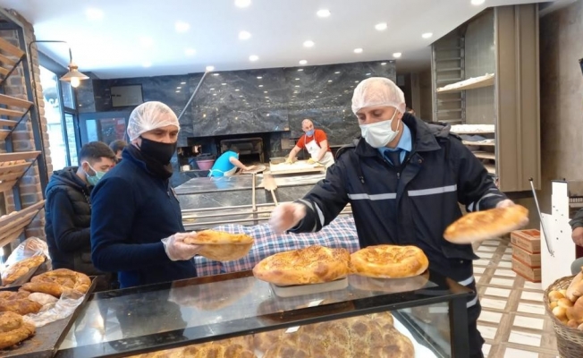 Terme’de fırınlara Ramazan denetimi