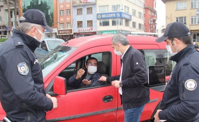 Tosya’da şehir içi ve D-100 Karayolu’nda hafta sonu denetimi