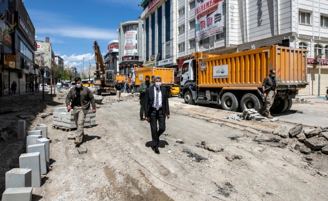 Vali Bilmez, prestij cadde çalışmalarını inceledi