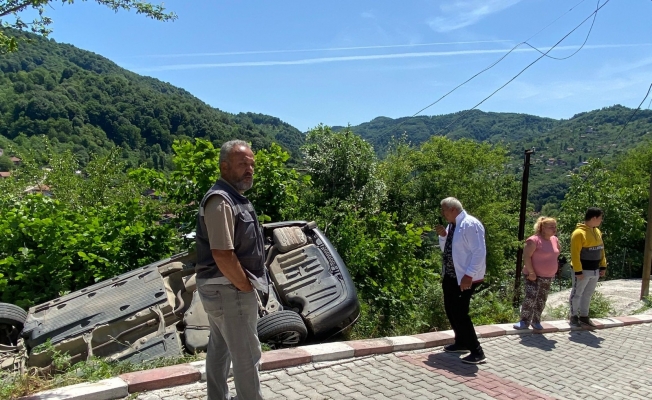 2 kardeşi üzerine uçtukları ağaç dalı kurtardı