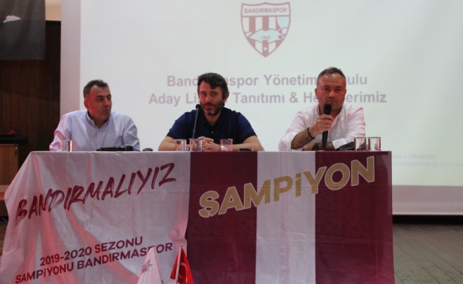 Bandırmaspor yeni yönetimini tanıttı