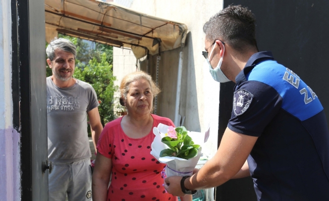 Başkan Atay şehit annelerini unutmadı