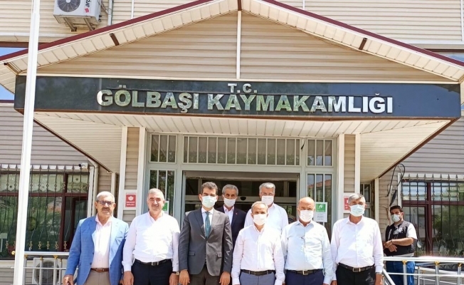 Belediye başkanları Kaymakam Köksal’ı ziyaret etti