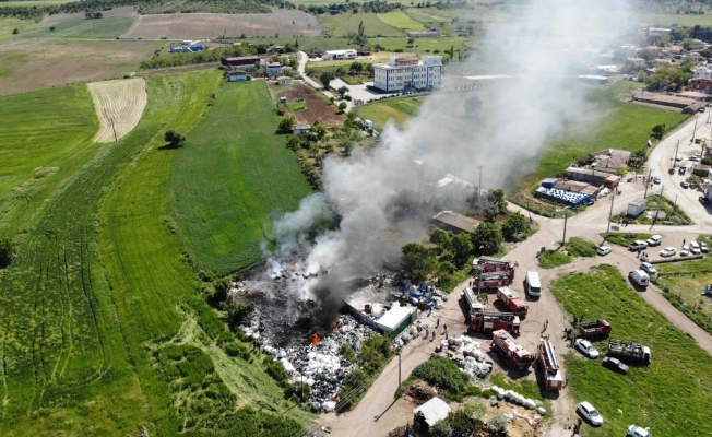 Çanakkale’de korkutan yangın