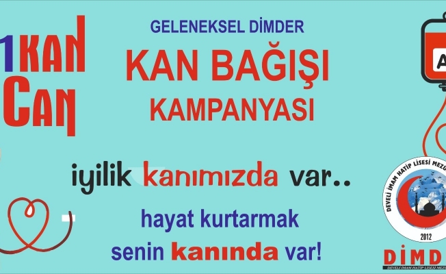 Develi’de kan bağışı kampanyası başlatıldı