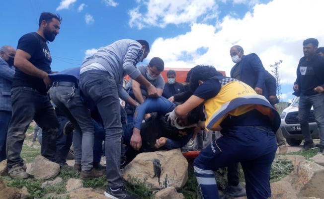 Erzurum’da feci kaza! Kendi aracının altında kalarak öldü