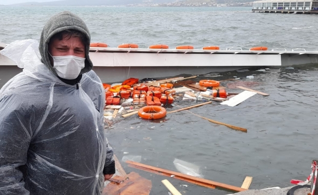 Fırtınada batan tekneden kurtulan genç yaşadıklarını anlattı