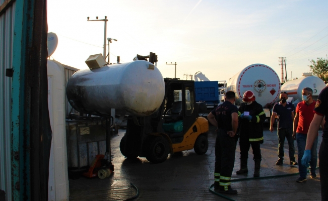 Gebze’de amonyak dolu tank patladı: 5 yaralı