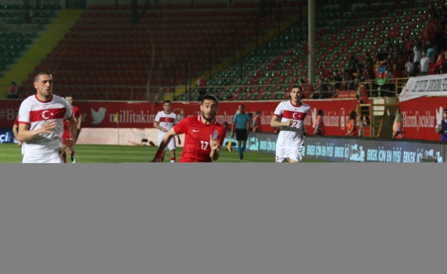 Hazırlık maçı: Türkiye: 2 - Azerbaycan: 1 (İlk yarı)