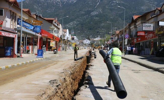 Hisarönü Ovacık Kanalizasyon hattının 84 kilometresi tamamlandı