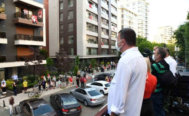 Kadıköy’de 19.19’da İstiklal Marşı coşkusu