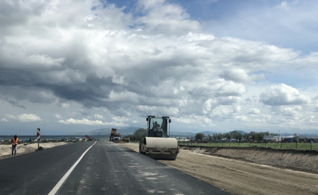 Kars-Arpaçay karayolunda yol çalışmaları başladı