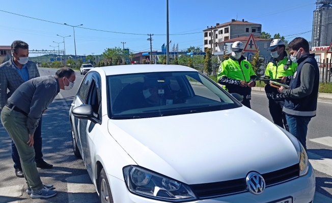 Kaymakam Ertürkmen’den bayram öncesi yol denetimi