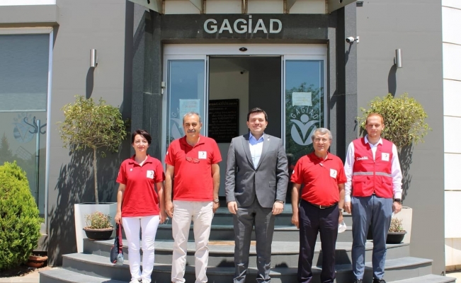 Kızılay’dan GAGİAD’a teşekkür plaketi