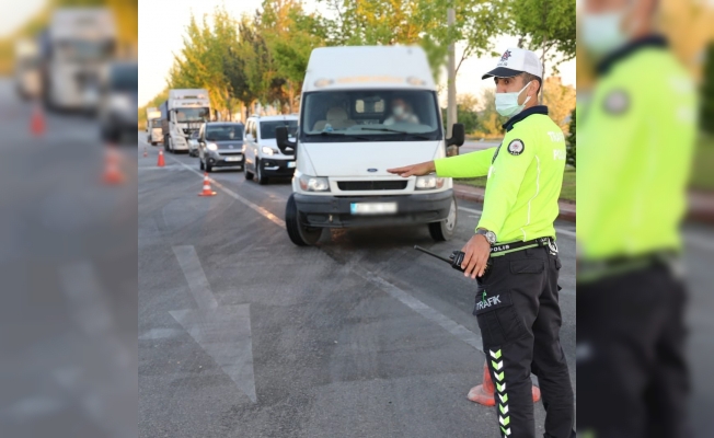 Konya’da 2 bin 395 sürücüye ceza