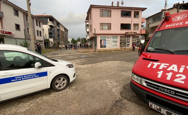 Korkulan olmadı, bina sakinleri evlerine girdi