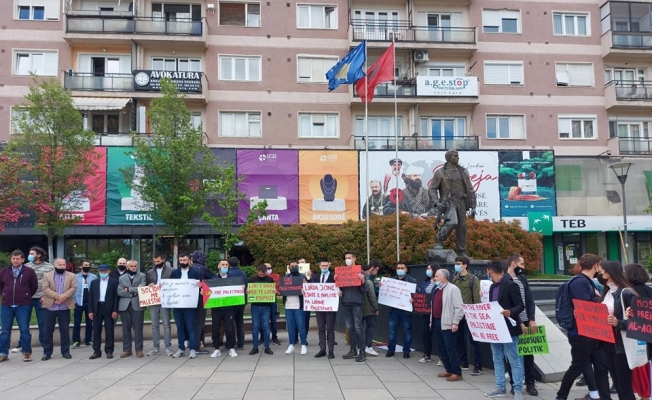 Kosovalılardan Filistin halkına destek yürüyüşü