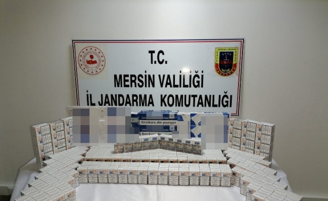 Mersin’de 770 paket kaçak sigara ele geçirildi