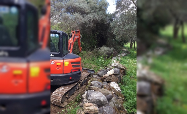 Milas Danışment Mahallesi’nde 8 Km dere temizliği