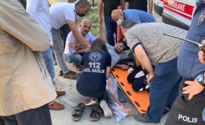 Motosikletler çarpıştı: 1 yaralı