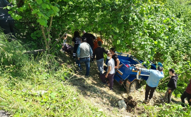 Patpat Fındık Tarlasına Uçtu: 1 Yaralı