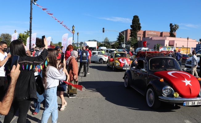 Samsun’da ’19 Mayıs’a özel vosvos konvoyu’