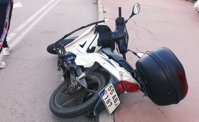 Samsun’da otomobil ile motosiklet çarpıştı: 1 yaralı