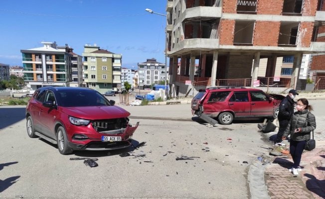 Samsun’da trafik kazası: 2 yaralı