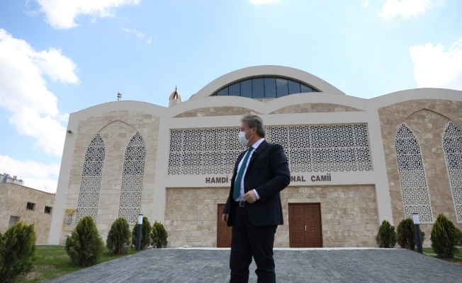 Şanlıünal Camii açılışa hazırlanıyor