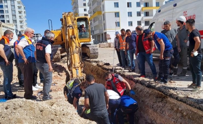 Siirt’te altyapı çalışmasında göçük: 1 işçi yaralandı