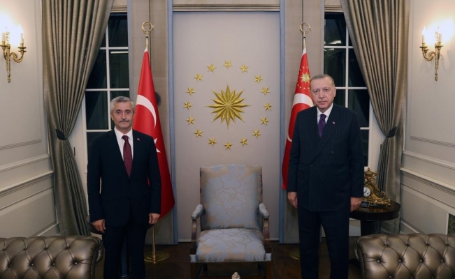 Tahmazoğlu, Cumhurbaşkanı Erdoğan ile görüştü