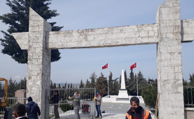 Tarihi ve kültürel mekanlar ile şehitliklerde kapsamlı bakım çalışması