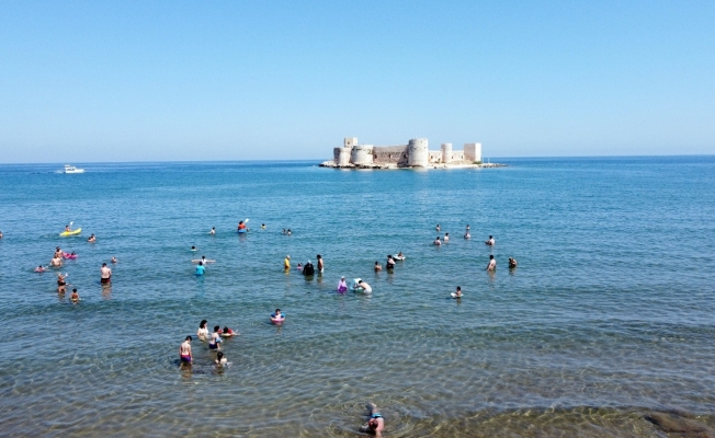 UNESCO tescilli Kızkalesi’nde turizm hareketliliği