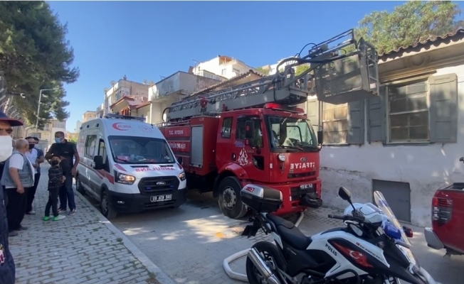 Uyuşturucu bağımlıları metruk binayı ateşe verdi