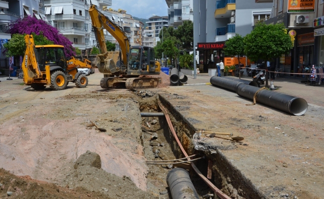 Alanya’da üç mahalleye 2200 metre yeni hat