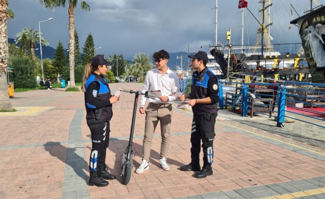 Polisten e-scooter mesaisi