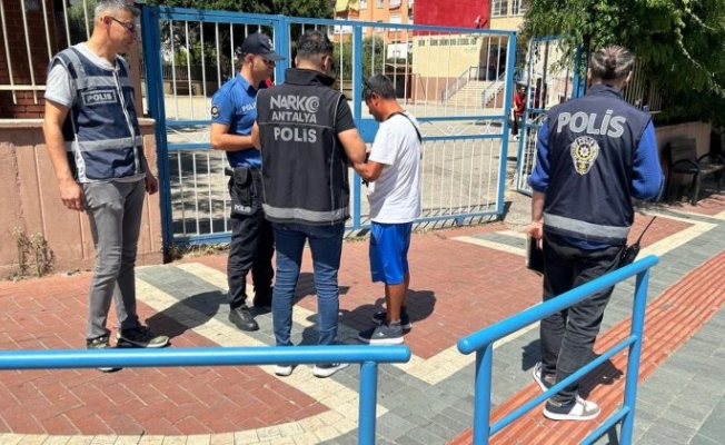 Alanya polisi okul çevrelerinde kuş uçurtmuyor